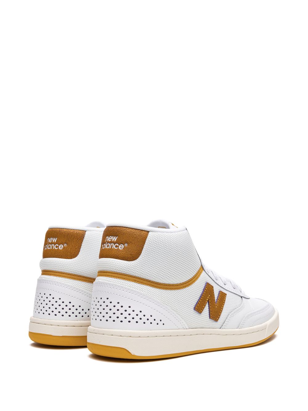 KICKWHO New Balance Numeric 440 High "White Yellow" sneakers 