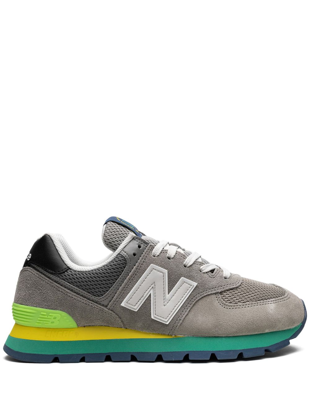 TB New Balance 574 Rugged "Marblehead Emerald Sky Wave" sneakers 