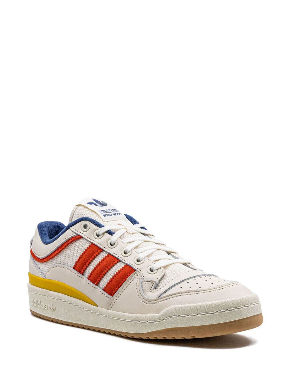 TB adidas x WOOD WOOD Forum Low "White Altered Amber Yellow" sneakers 