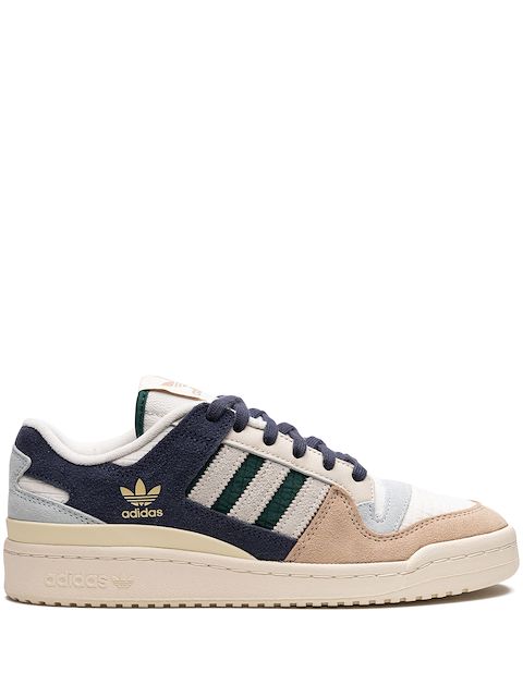 KICKWHO adidas Forum 84 Low CL "Cloud White Collegiate Green Beige" sneakers 