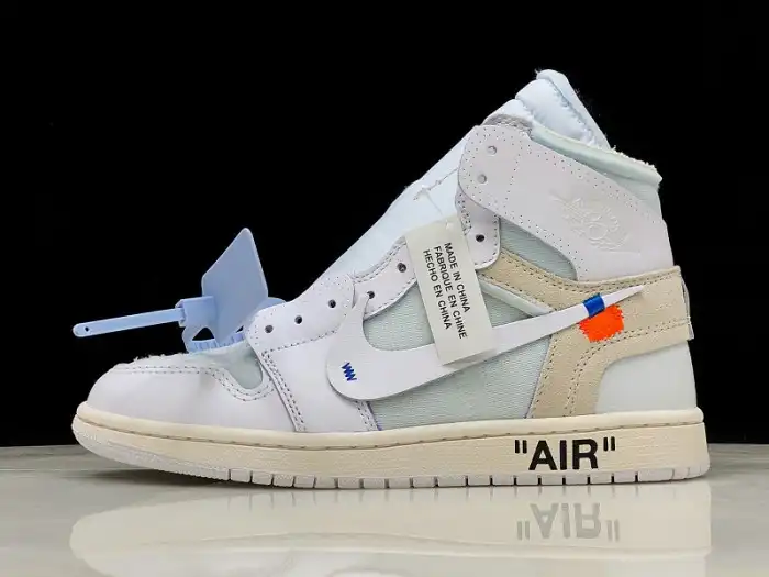 TB Off-White Air Jordan 1 Retro High White AQ0818-100