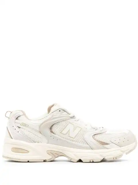 Husky New Balance 530 logo-patch low-top sneakers 