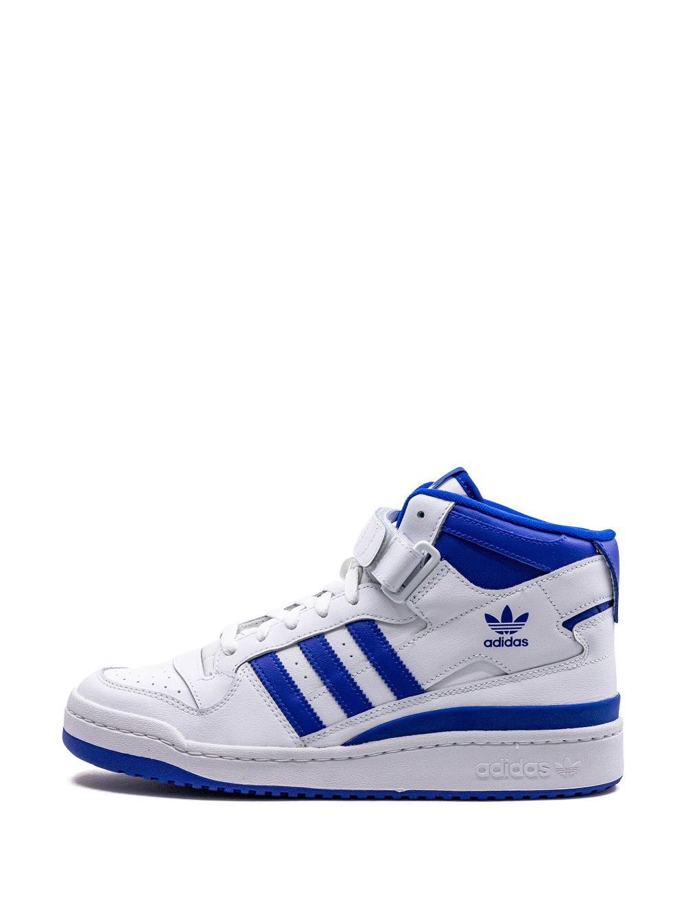 KICKWHO adidas Forum Mid "White Royal" sneakers 