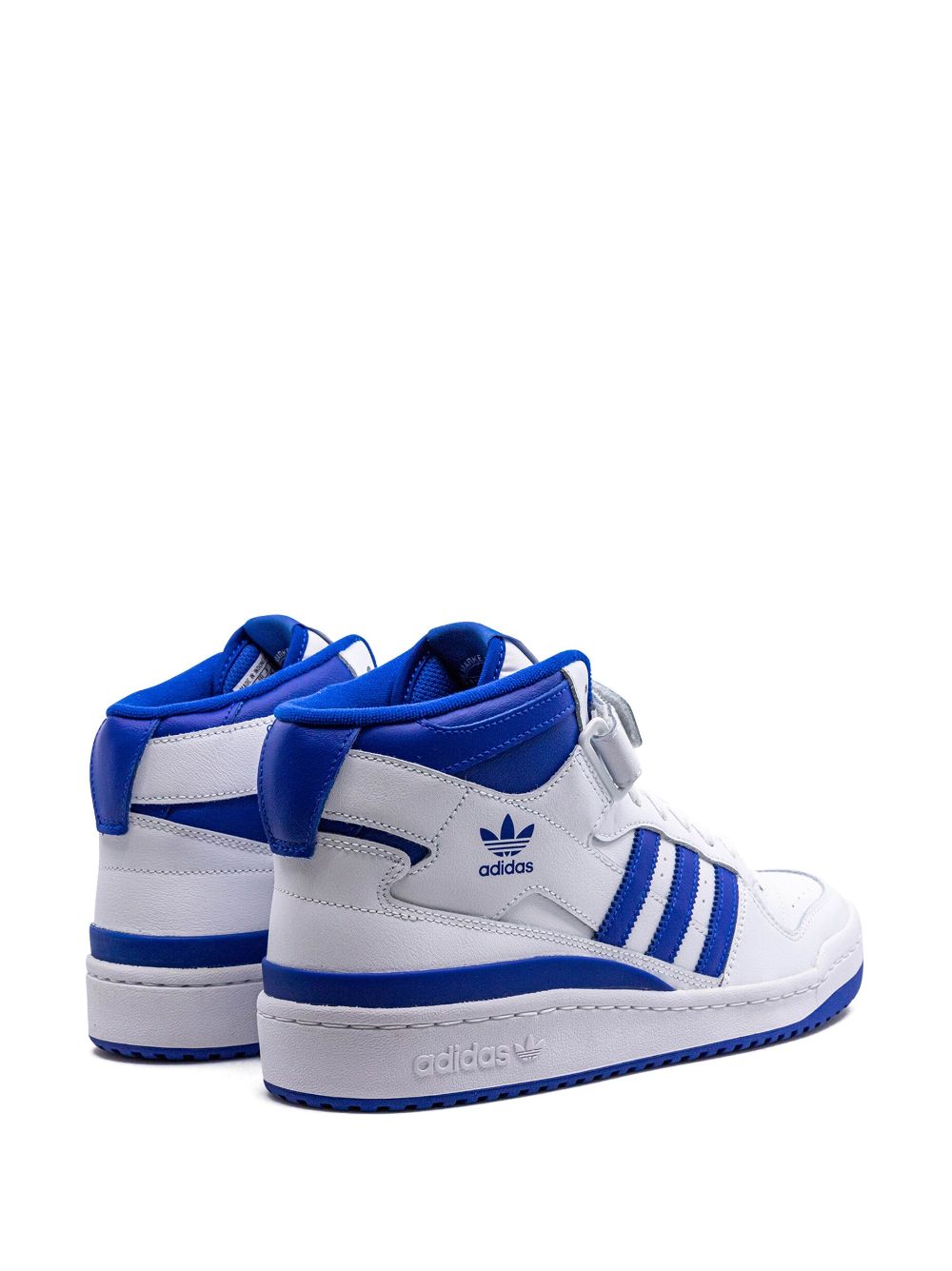 KICKWHO adidas Forum Mid "White Royal" sneakers 