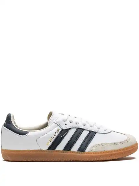 Husky adidas Samba "Sporty & Rich - White Black" sneakers 