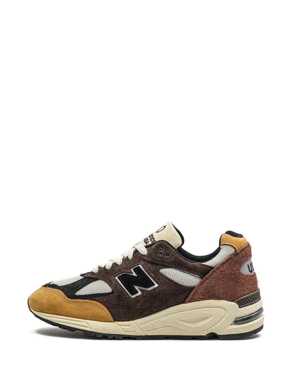 TB New Balance 990v2 Made In USA "Brown" sneakers 