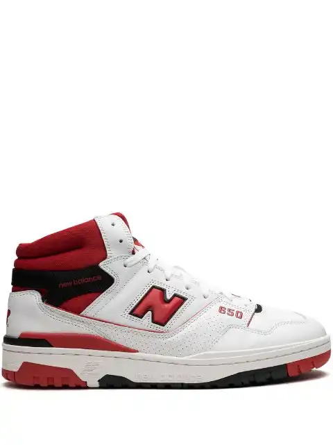 LUCY New Balance 650 "White Red" sneakers 