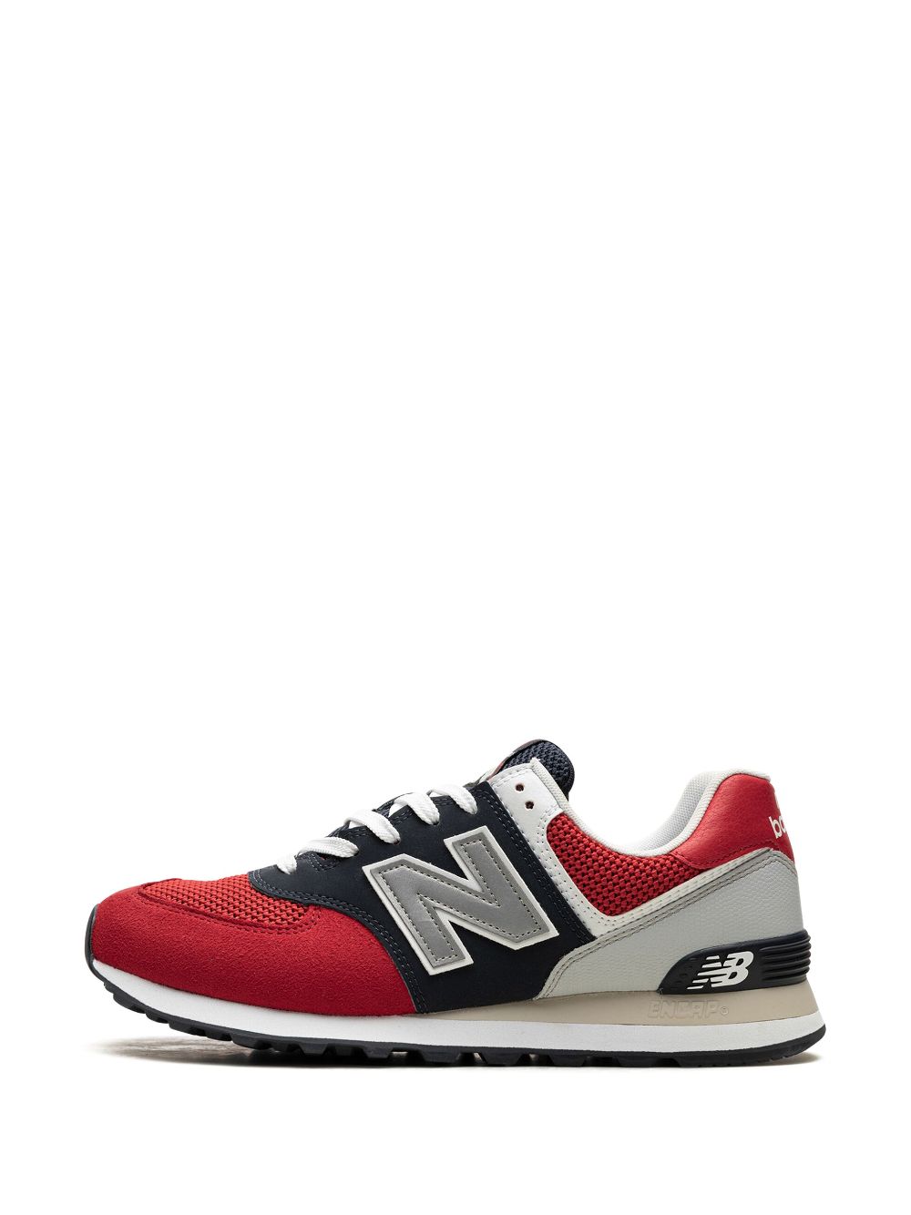 TB New Balance 574 Pebbled Sport "Team Red" sneakers 