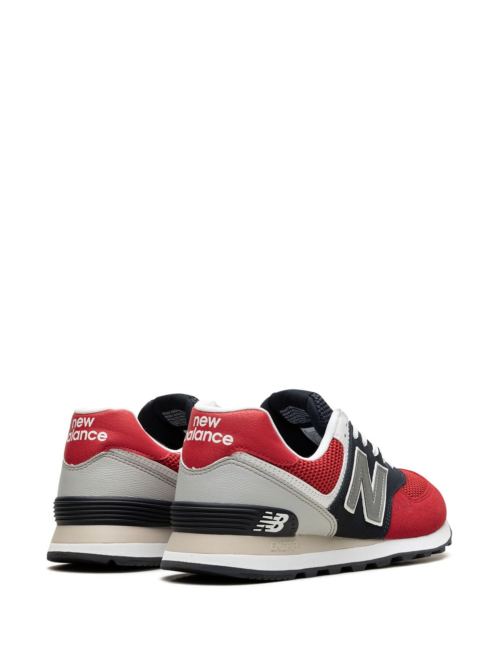 TB New Balance 574 Pebbled Sport "Team Red" sneakers 