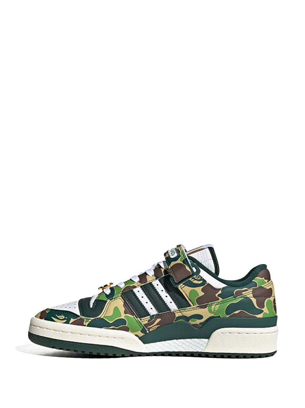 KICKWHO adidas x BAPE Forum 84 Low "30th Anniversary Green Camo" sneakers 