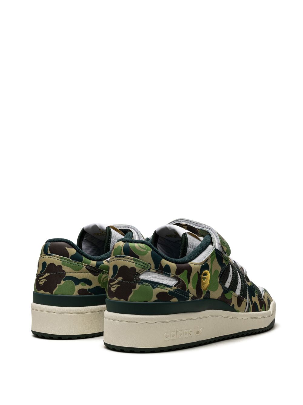 KICKWHO adidas x BAPE Forum 84 Low "30th Anniversary Green Camo" sneakers 