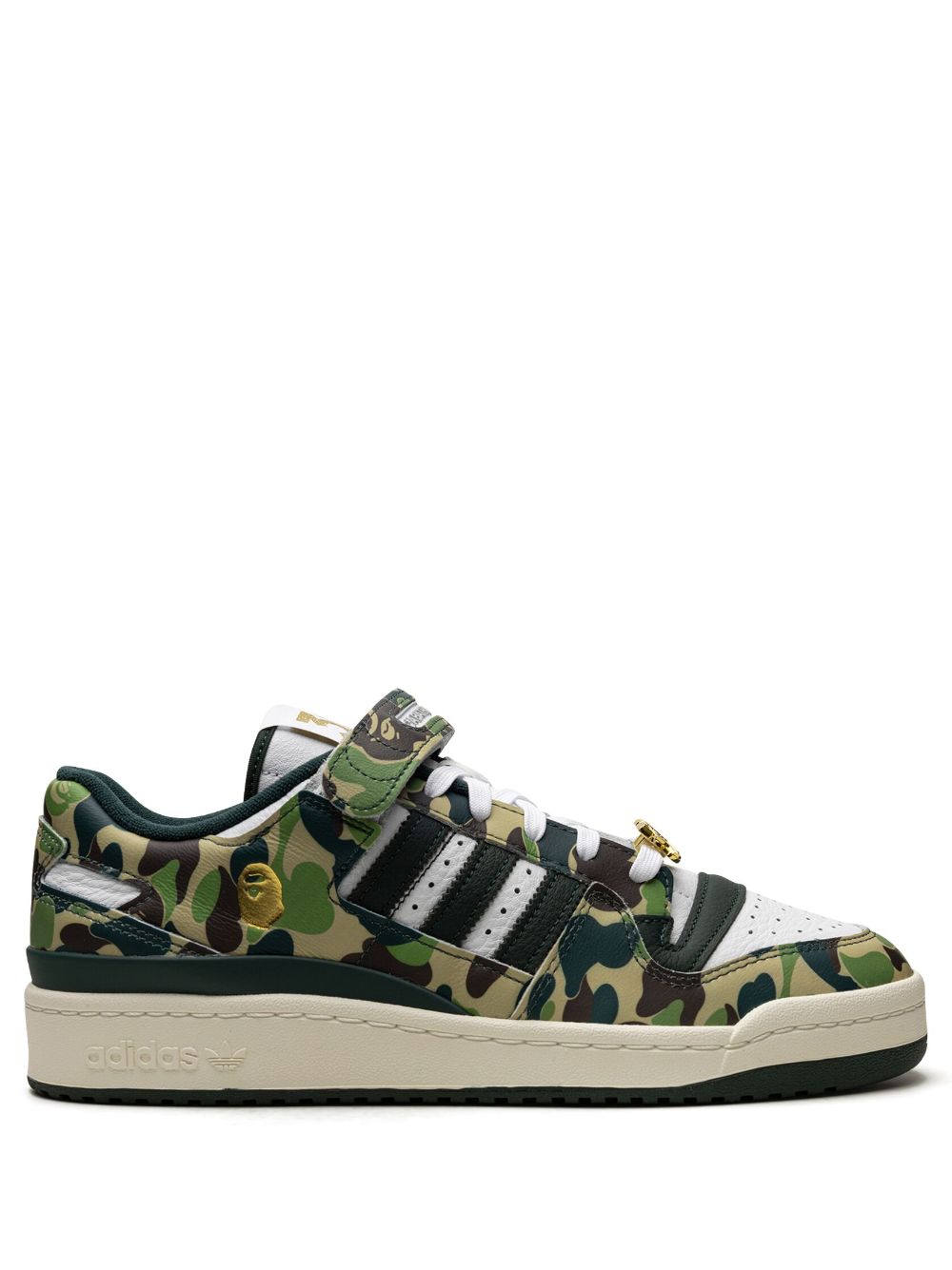 KICKWHO adidas x BAPE Forum 84 Low "30th Anniversary Green Camo" sneakers 