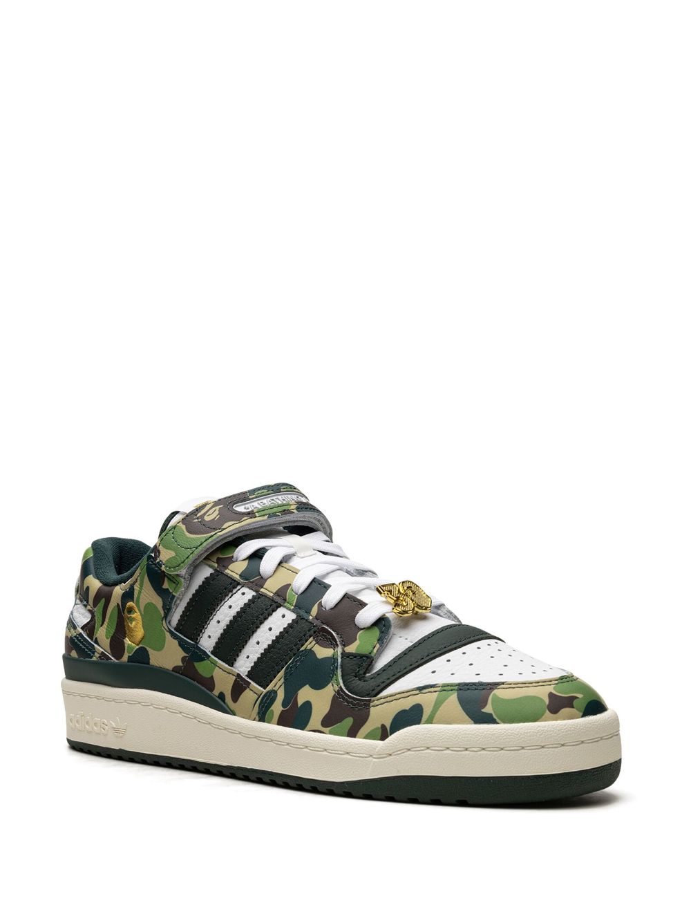 KICKWHO adidas x BAPE Forum 84 Low "30th Anniversary Green Camo" sneakers 