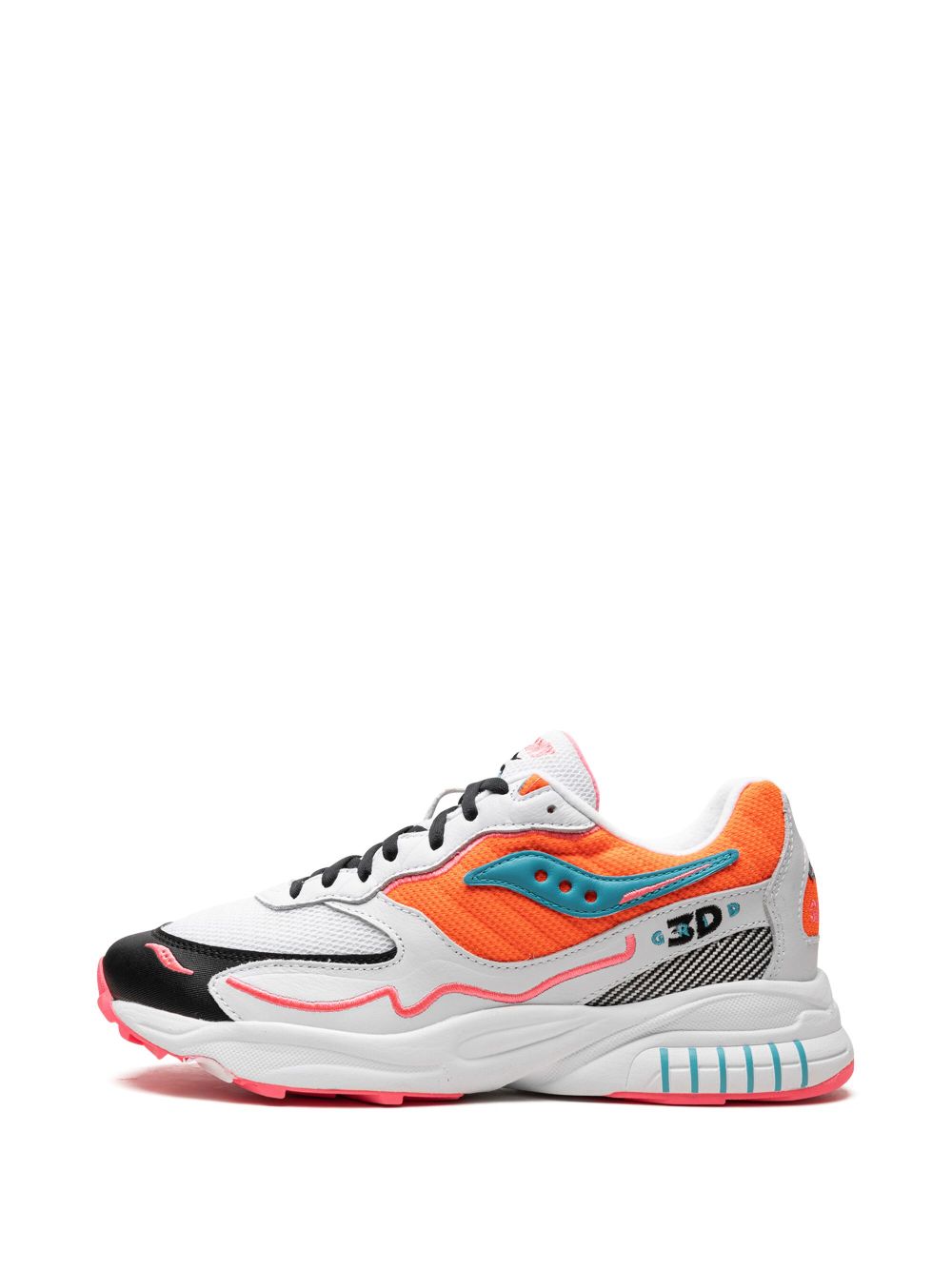 TB Saucony 3D Grid Hurricane "Orange" sneakers 