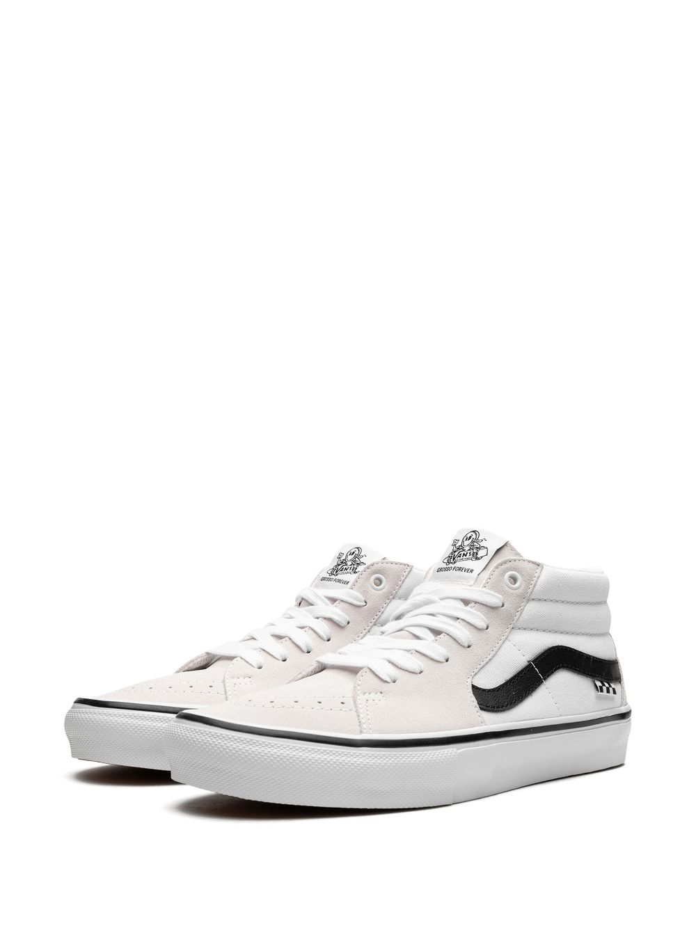 TB Vans Skate Grosso Mid "White Black" sneakers 