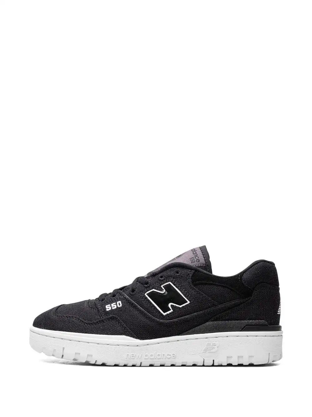 Cheap Husky New Balance 550 suede low-top sneakers 