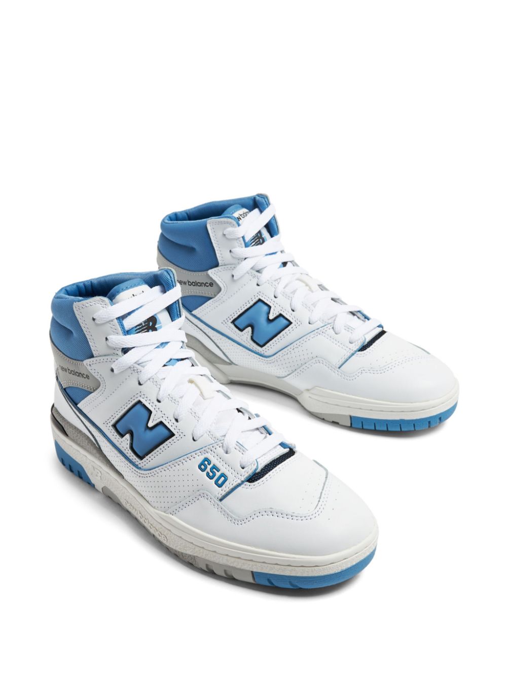 TB New Balance 650 leather hi-top sneakers 