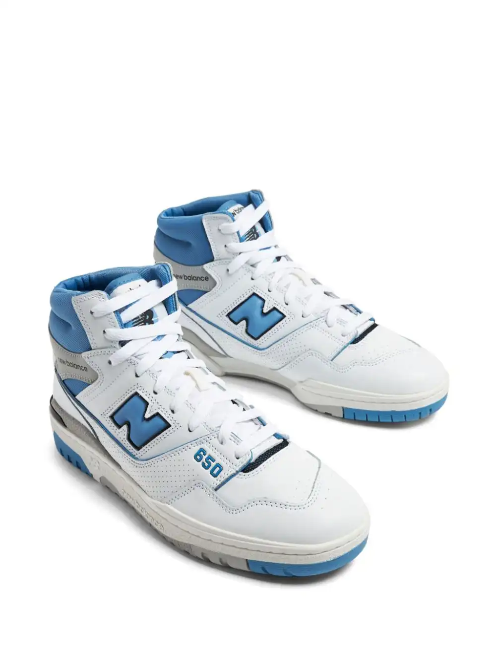 Cheap Husky New Balance 650 leather hi-top sneakers 