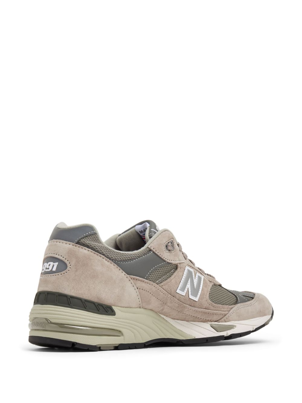 KICKWHO New Balance 991v1 logo-patch sneakers  