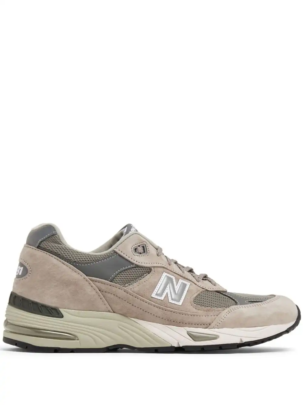 Cheap LY New Balance 991v1 logo-patch sneakers  