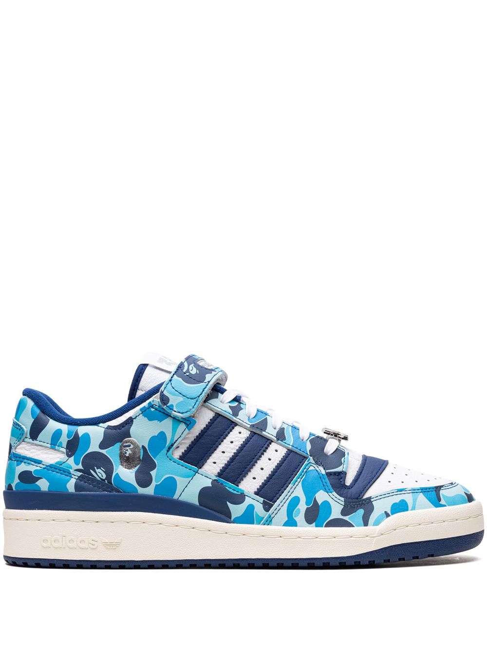 KICKWHO adidas  Forum '84 Low "Bape 30th Anniversary Blue Camo" sneakers 