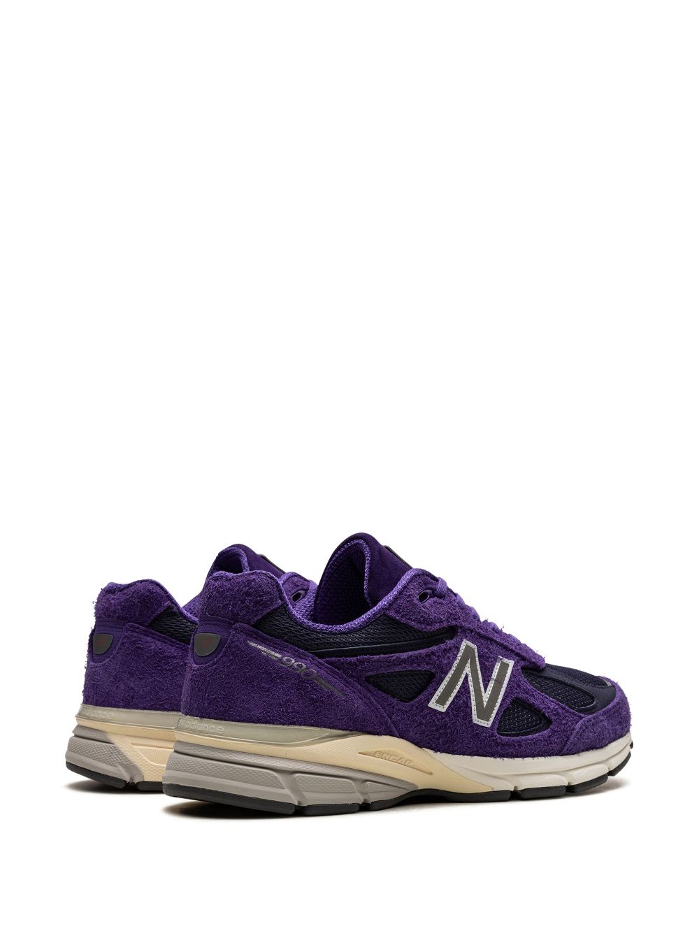 KICKWHO New Balance 990v4 suede "Purple" sneakers 