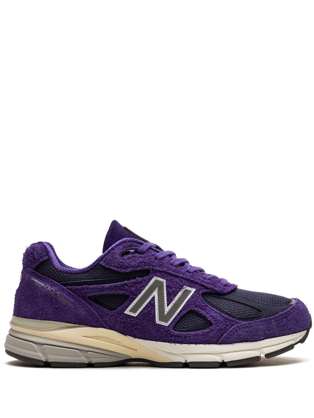 KICKWHO New Balance 990v4 suede "Purple" sneakers 