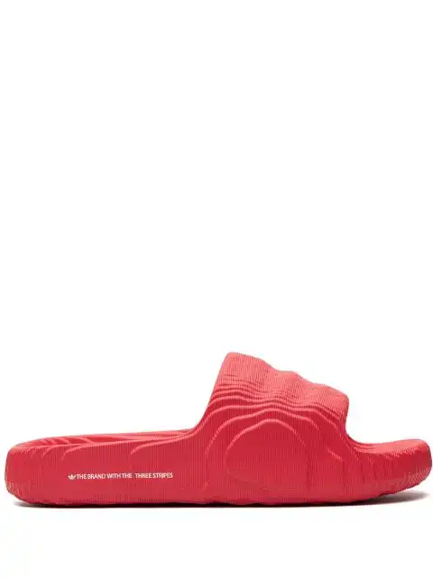 Husky adidas Adilette 22 "Scarlet" slides 