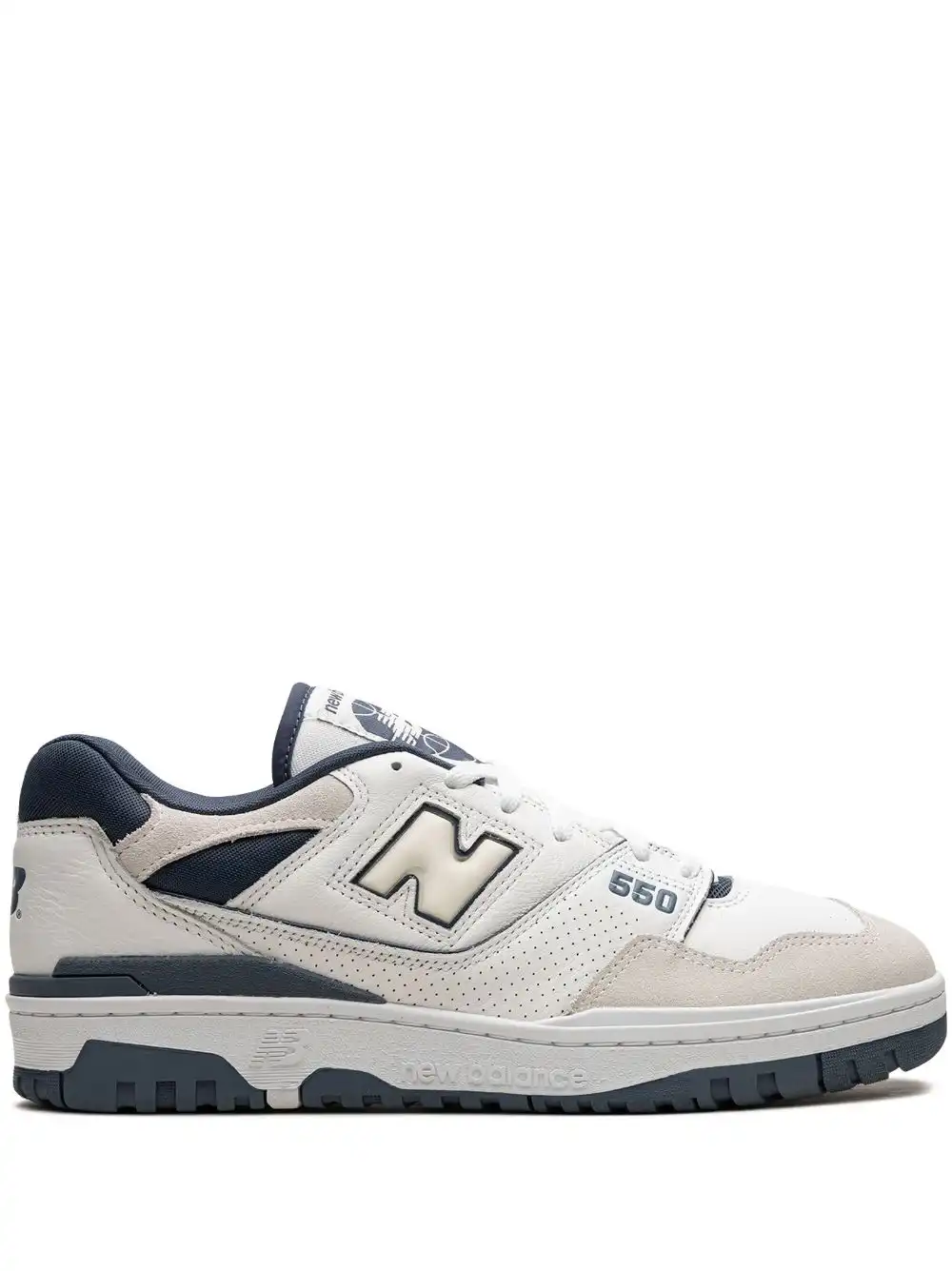 Rep Husky New Balance 550 low-top leather sneakers 