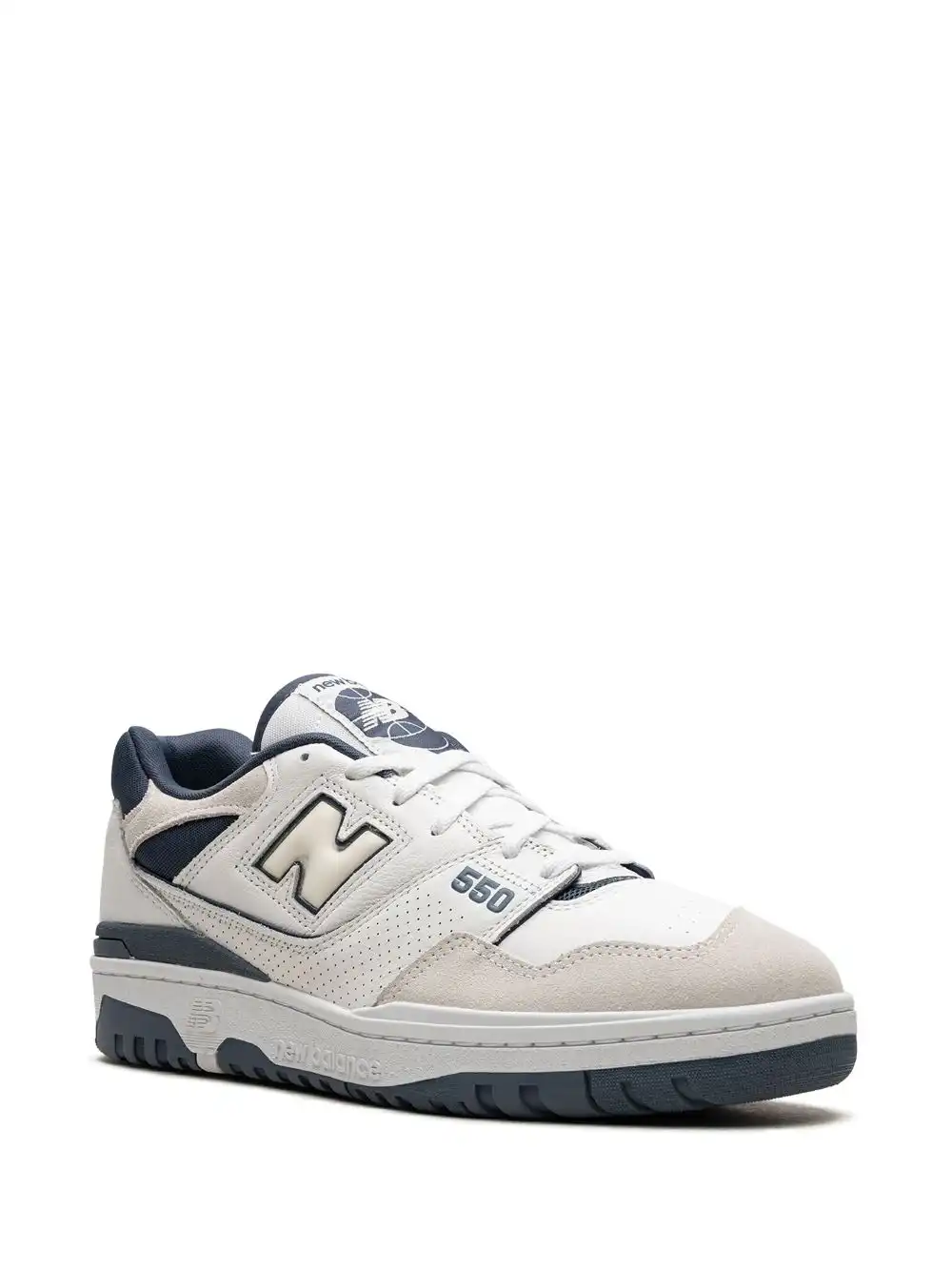 Rep Husky New Balance 550 low-top leather sneakers 