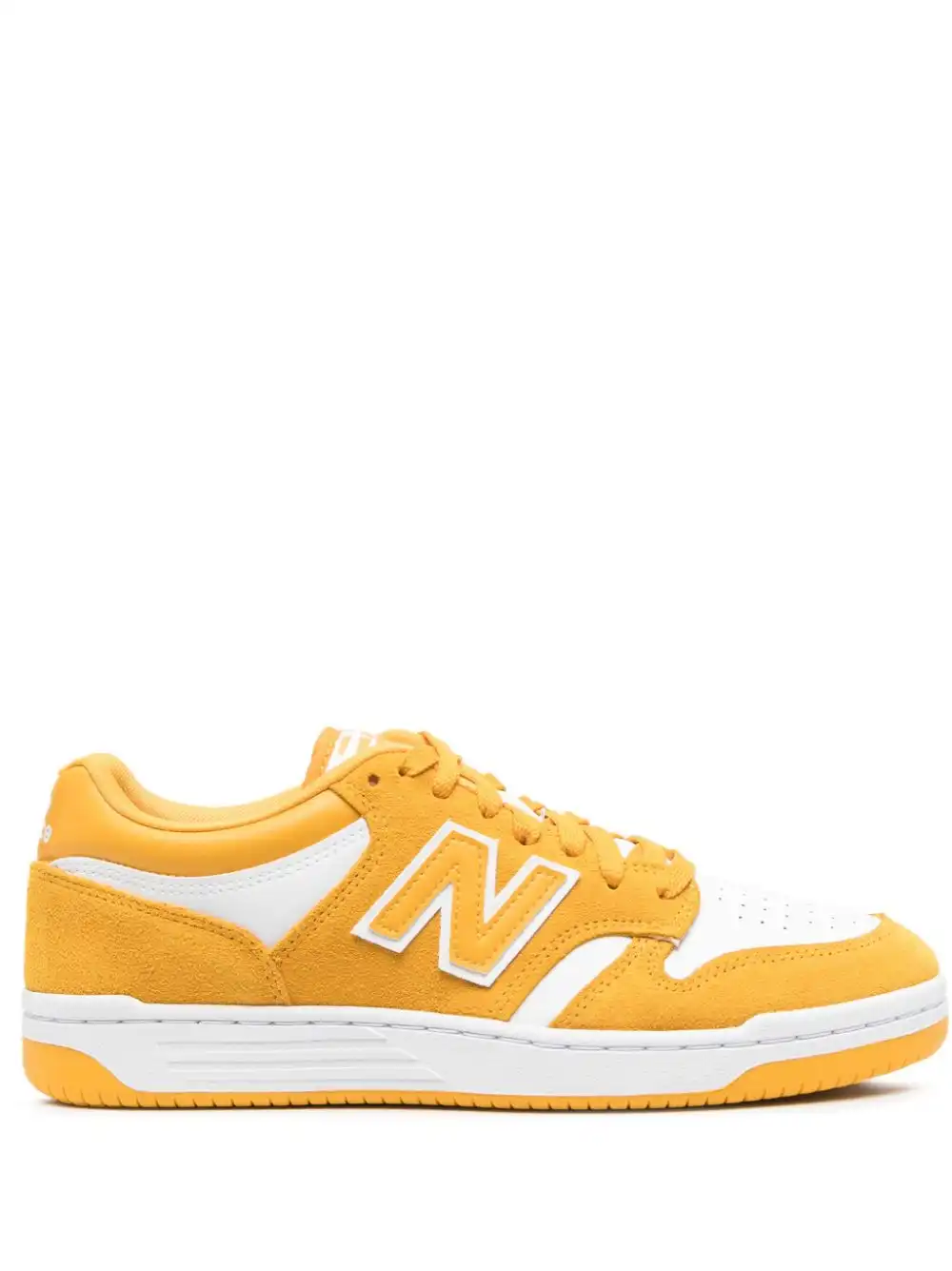 Cheap LY New Balance 480 suede low-top sneakers 