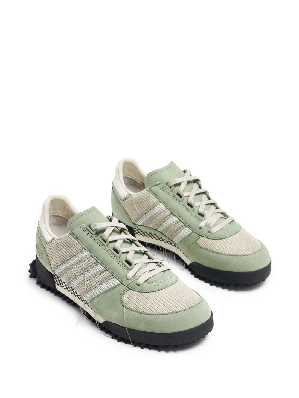 TB adidas frayed lace-up sneakers 