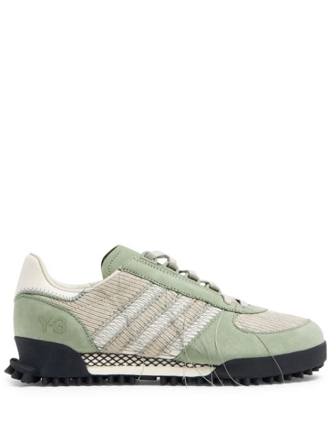 TB adidas frayed lace-up sneakers 