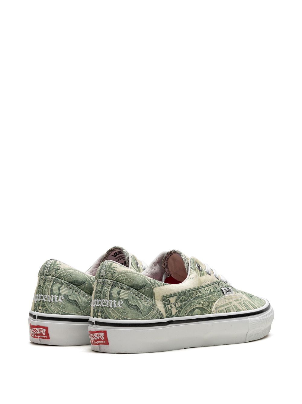 TB Vans x Supreme Skate Era "Dollar Bill-Green" sneakers 