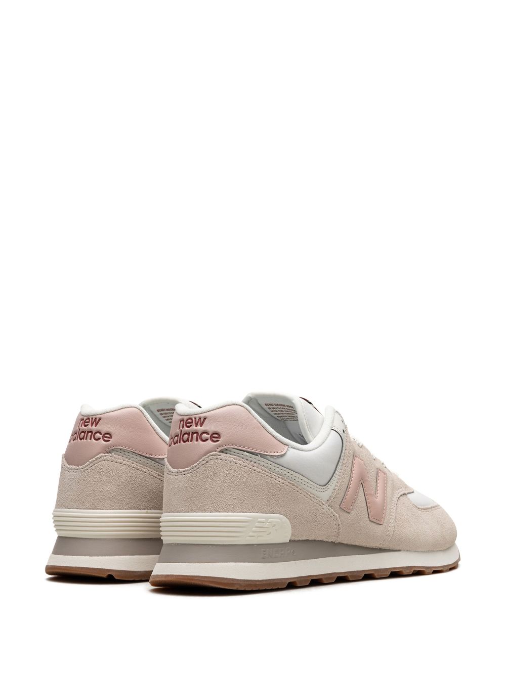 KICKWHO New Balance 574 "White Pink Gum" sneakers 