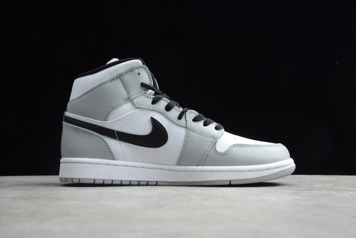 TB AIR Jordan 1 Mid Light Smoke Grey 554724-092