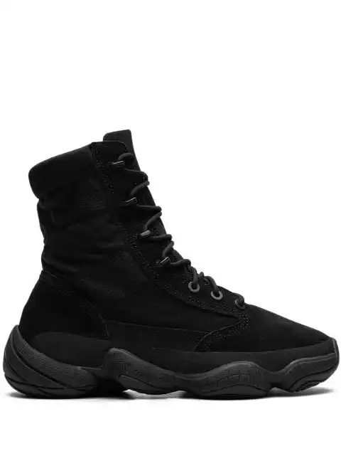 Husky adidas YEEZY 500 High "Triple Black" Tactical boots 