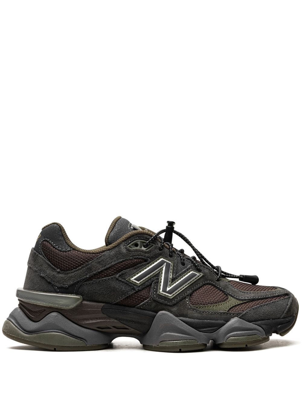 TB New Balance 9060 "Blacktop Dark Moss Black" sneakers 