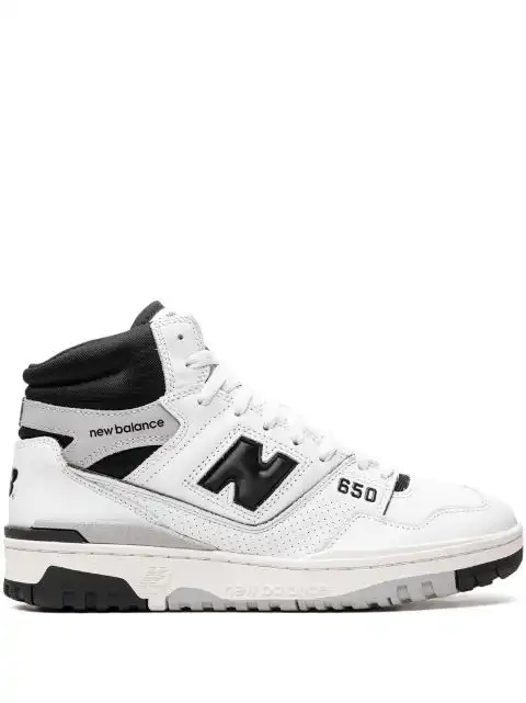 LUCY New Balance 650 "White Black" high-top sneakers 