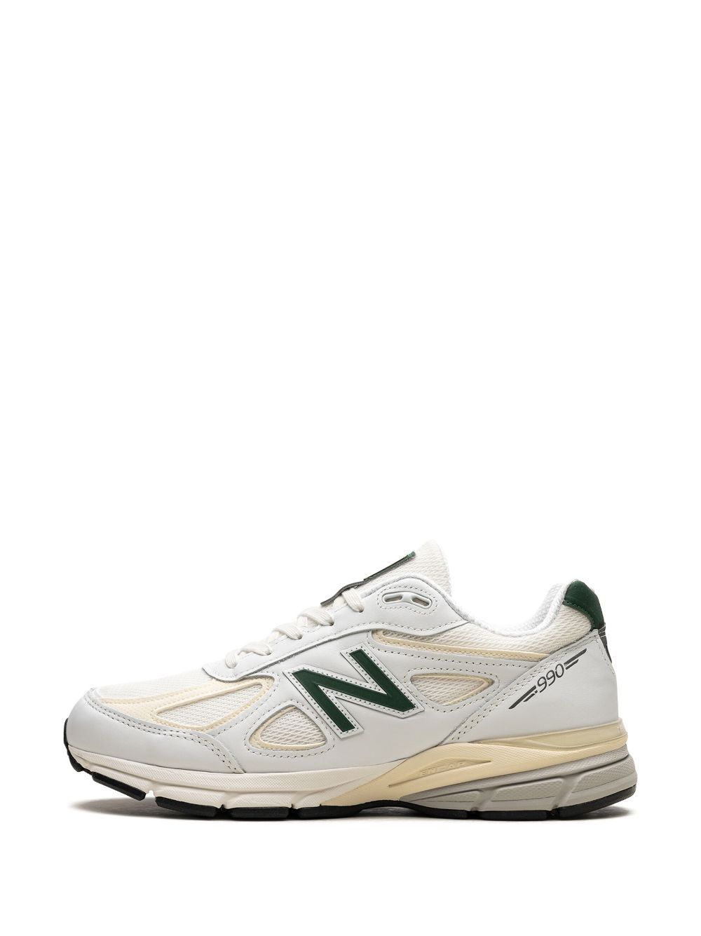 TB New Balance x Teddy Santis 990V4 Made In USA "White Green" sneakers 