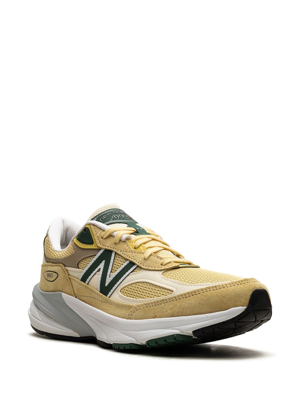 KICKWHO New Balance 990 "Pale Yellow Forest Green" sneakers 