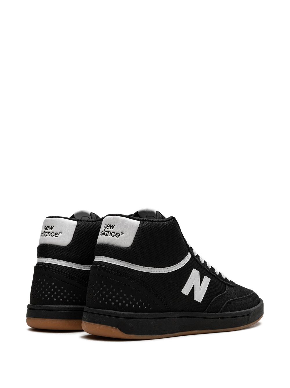 KICKWHO New Balance Numeric 440 High "Black White Gum" sneakers 