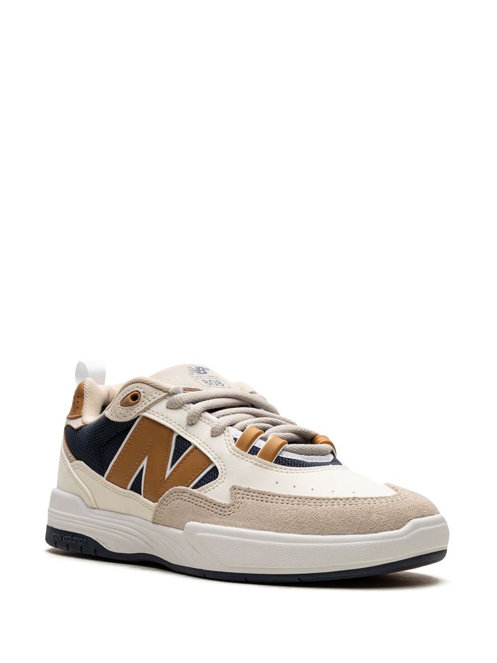 TB New Balance Numeric 808 "White   Tan   Navy" sneakers 