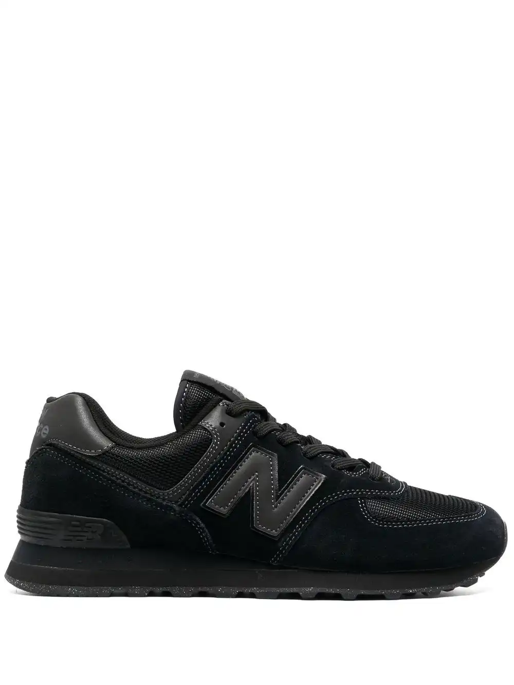 Rep LY New Balance 574 logo-patch lace-up sneakers 