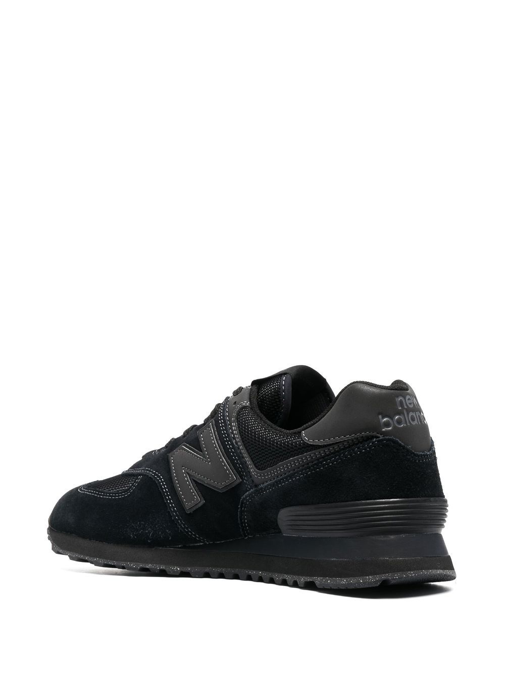 KICKWHO New Balance 574 logo-patch lace-up sneakers 