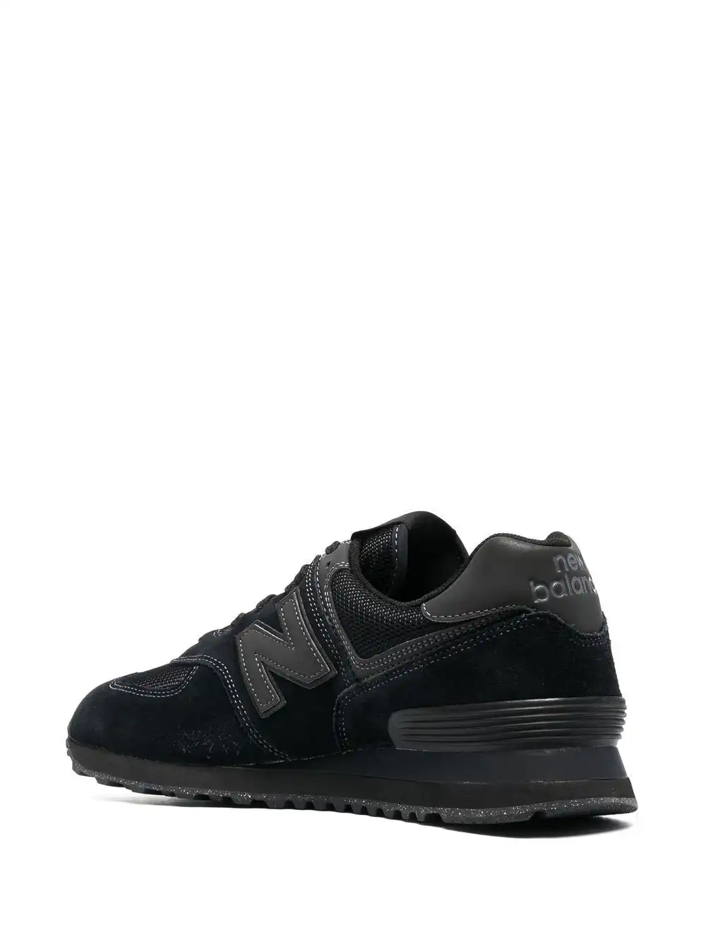 Rep LY New Balance 574 logo-patch lace-up sneakers 