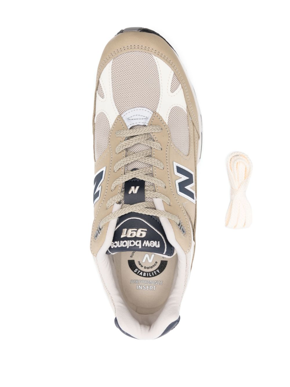 KICKWHO New Balance 991 Made in UK panelled sneakers 