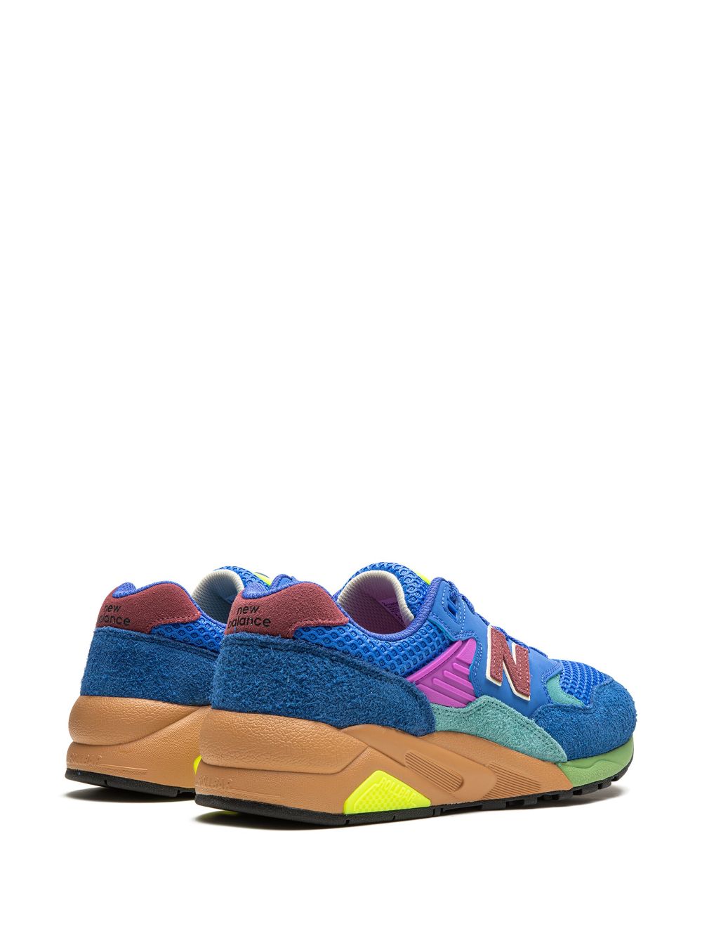 KICKWHO New Balance 580 OG "Blue Bright Lapis Washed Burgundy" suede sneakers 