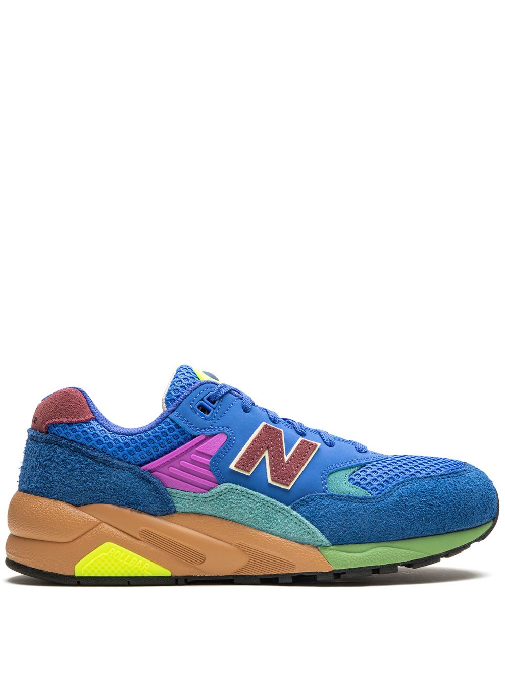 KICKWHO New Balance 580 OG "Blue Bright Lapis Washed Burgundy" suede sneakers 