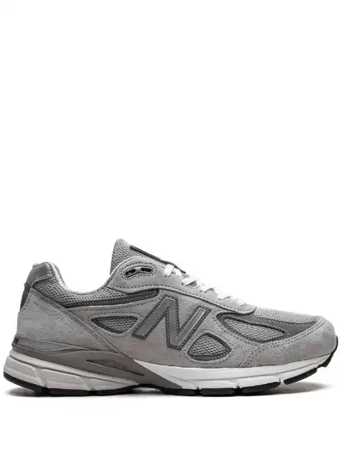 LY New Balance Made in USA 990v4 leather sneakers 